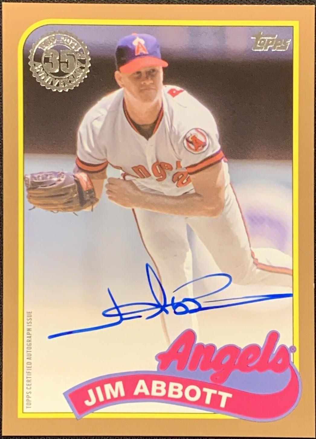 Jim Abbott [Gold] #89BA2-JA