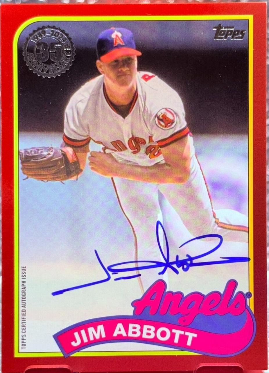 Jim Abbott [Red] #89BA2-JA