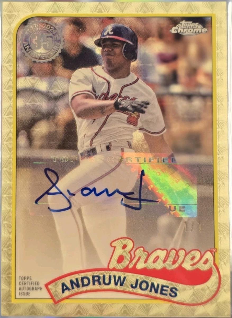 Andruw Jones [SuperFractor Autograph] #T89CU-AJ