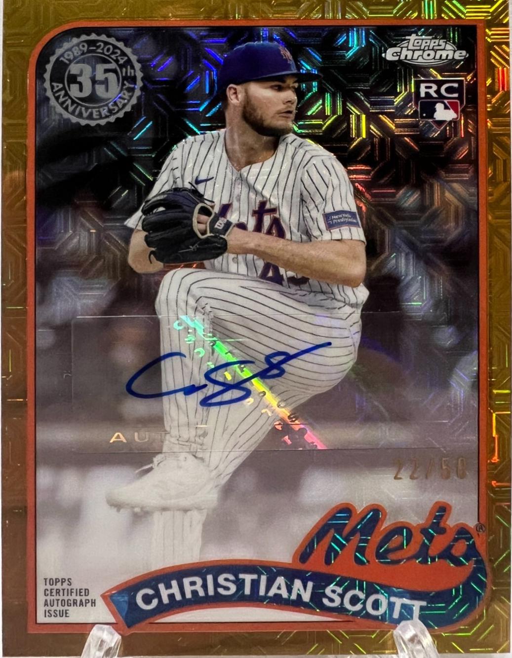 Christian Scott [Gold Autograph] #T89CU-SCO