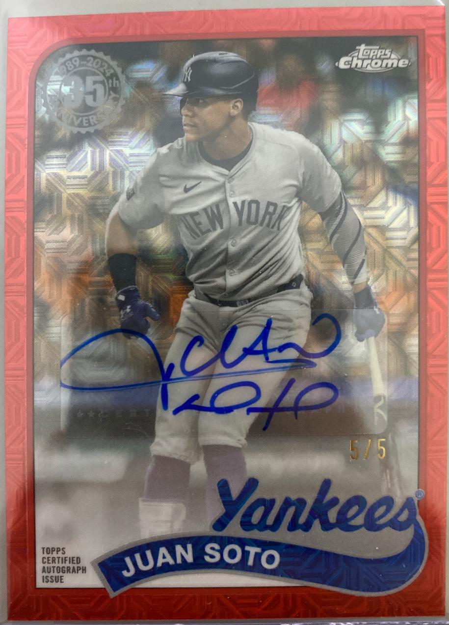 Juan Soto [Red Autograph] #T89CU-SOTO