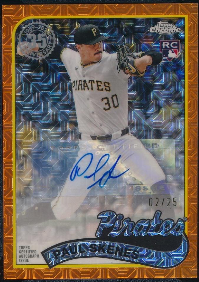 Paul Skenes [Orange Autograph] #T89CU-PS
