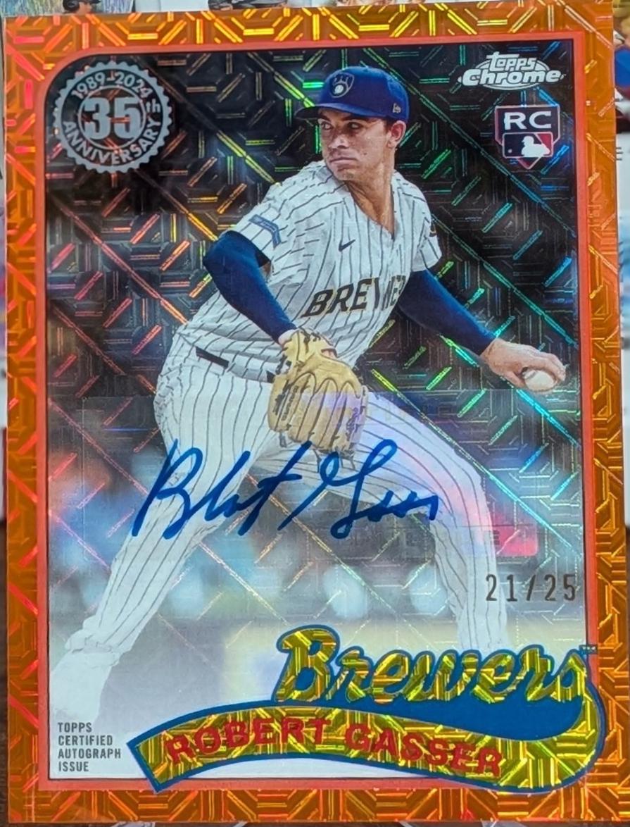 Robert Gasser [Orange Autograph] #T89CU-GAS