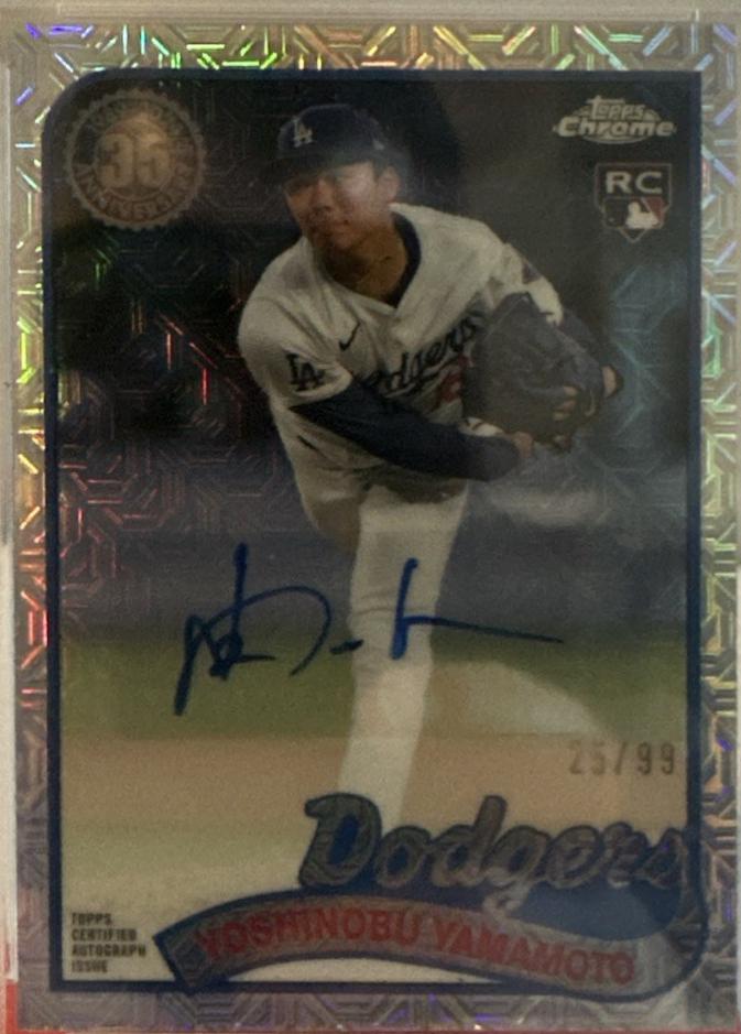 Yoshinobu Yamamoto [SuperFractor Autograph] #T89CU-YY