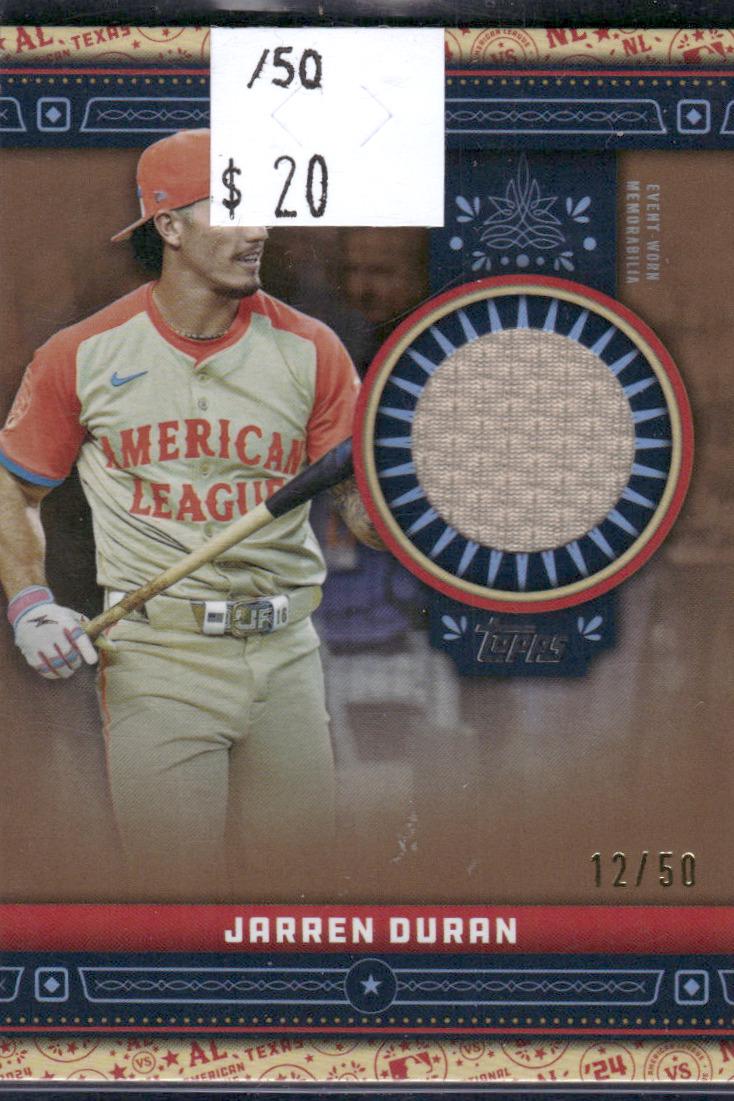 Jarren Duran [Gold] #ASR-JD