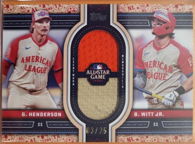 Bobby Witt Jr. / Gunnar Henderson #ASSD-HWJ