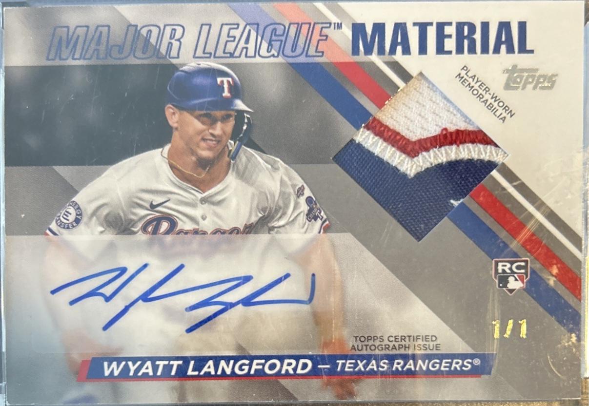 Wyatt Langford [Platinum] #MLMAU-WL