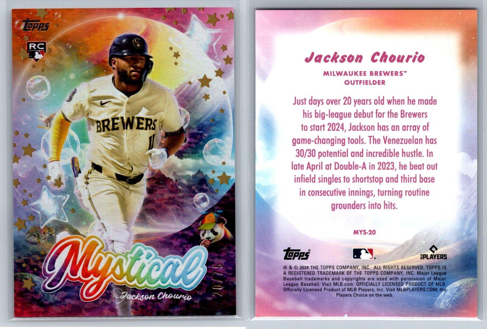 Jackson Chourio [Gold] #MYS-20
