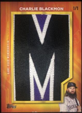 Charlie Blackmon #OTN-CB