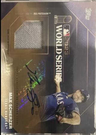 Max Scherzer [Gold] #WSAR-MS
