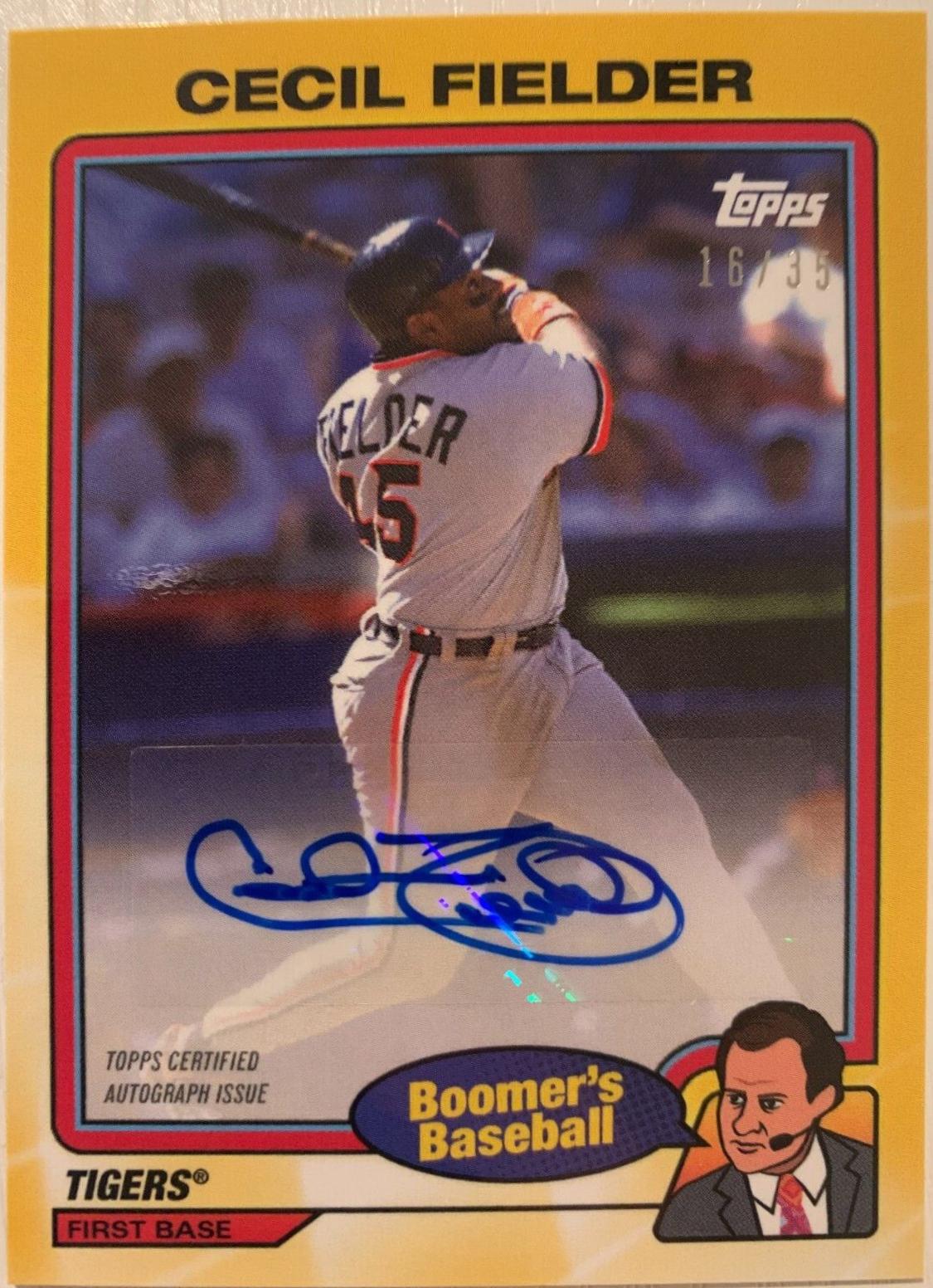 Cecil Fielder [Yellow] #25A