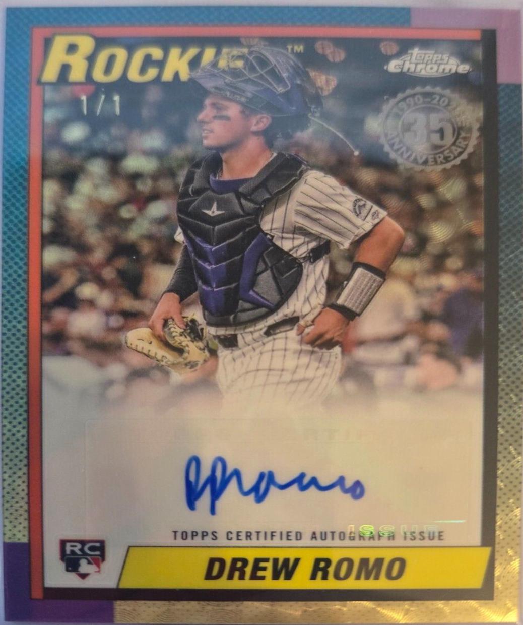 Drew Romo [Platinum] #90CA-DR