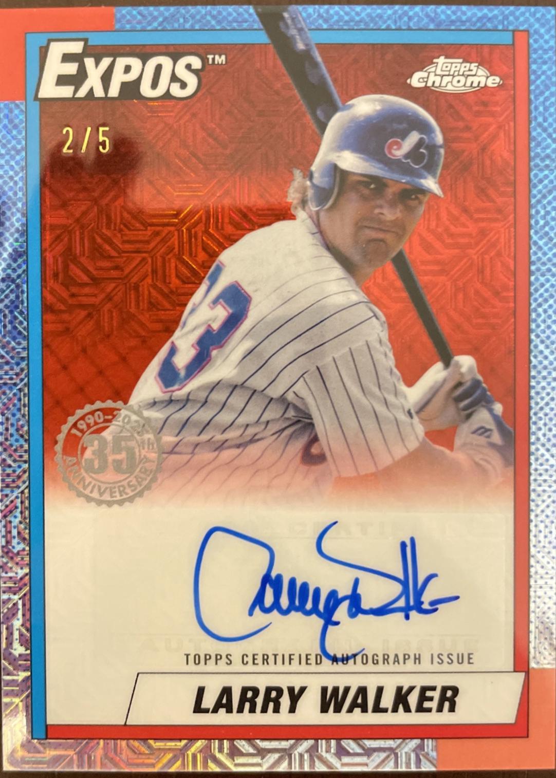 Larry Walker [Red] #90CA-LW