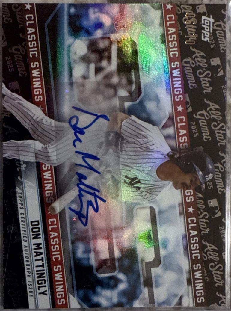 Don Mattingly [Black Foil] #CSA-DM