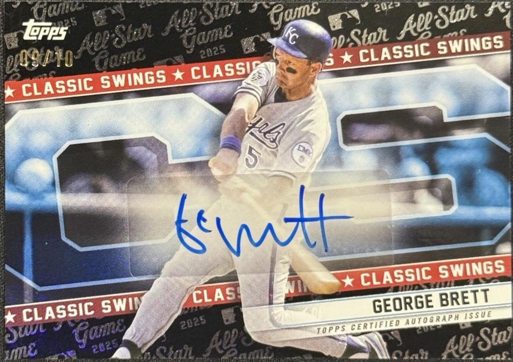 George Brett [Black Foil] #CSA-GB