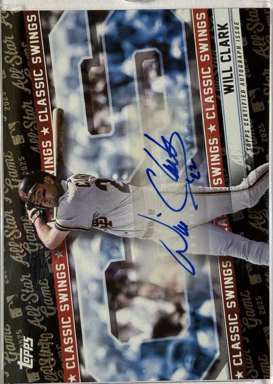 Will Clark [Black Foil] #CSA-WC