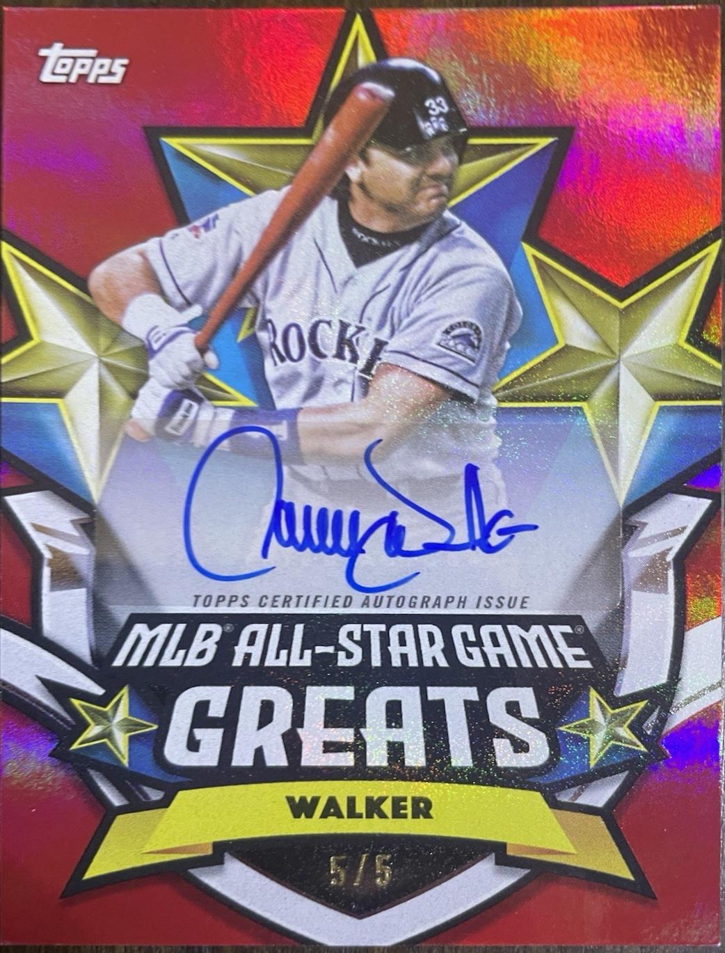Larry Walker [Red Foil] #ASGGA-LW