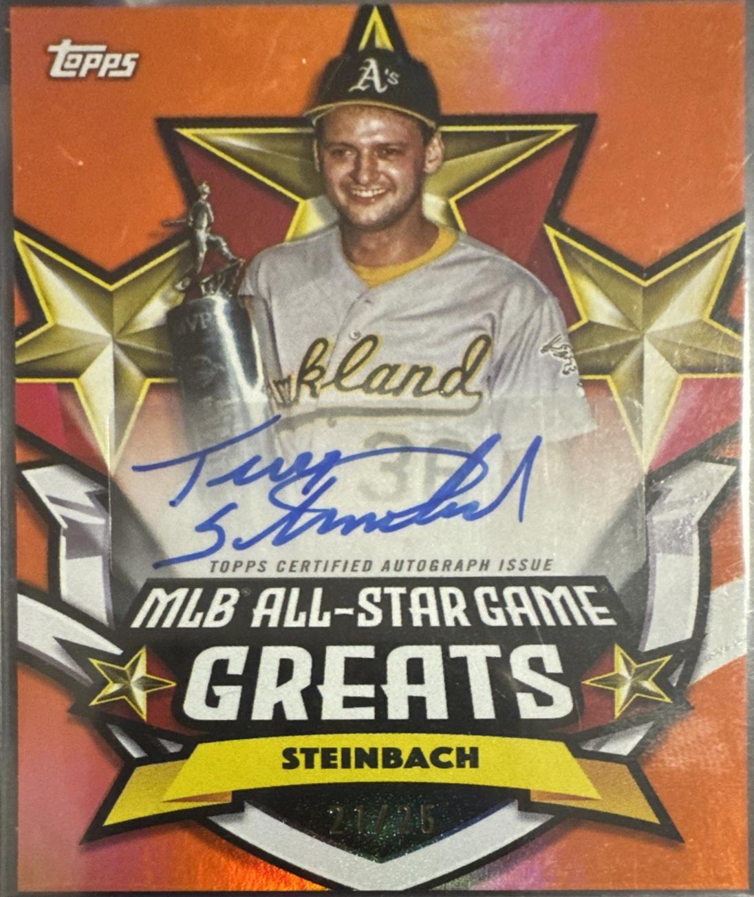 Terry Steinbach [Orange Foil] #ASGGA-TS