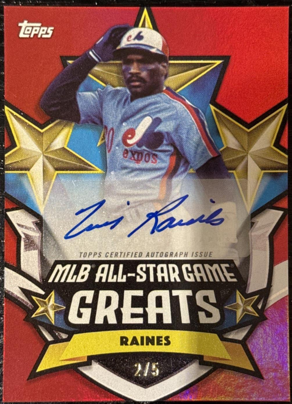 Tim Raines [Red Foil] #ASGGA-TR