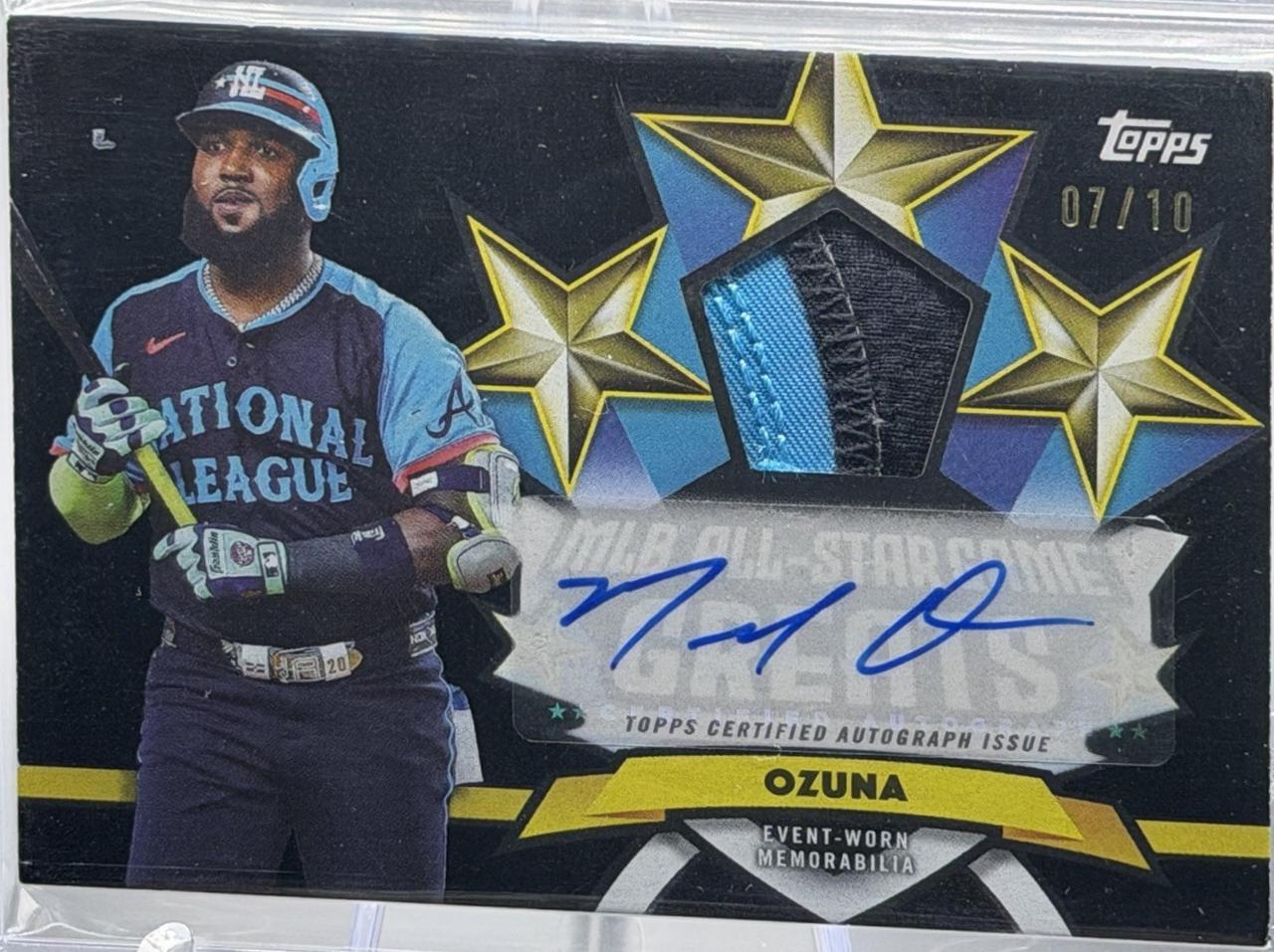 Marcell Ozuna [Black Foil] #MAGAR-MOZ
