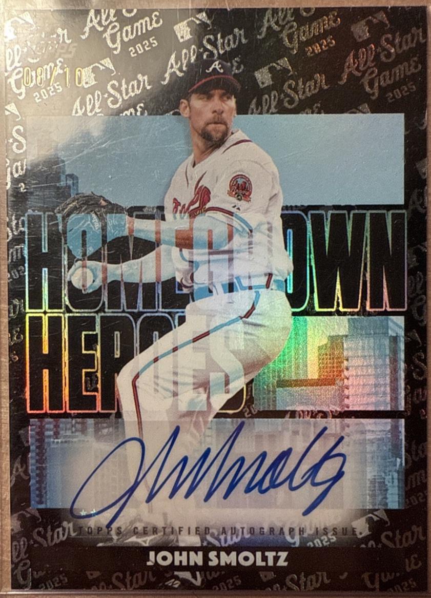 John Smoltz [Black Foil] #HHA-JS