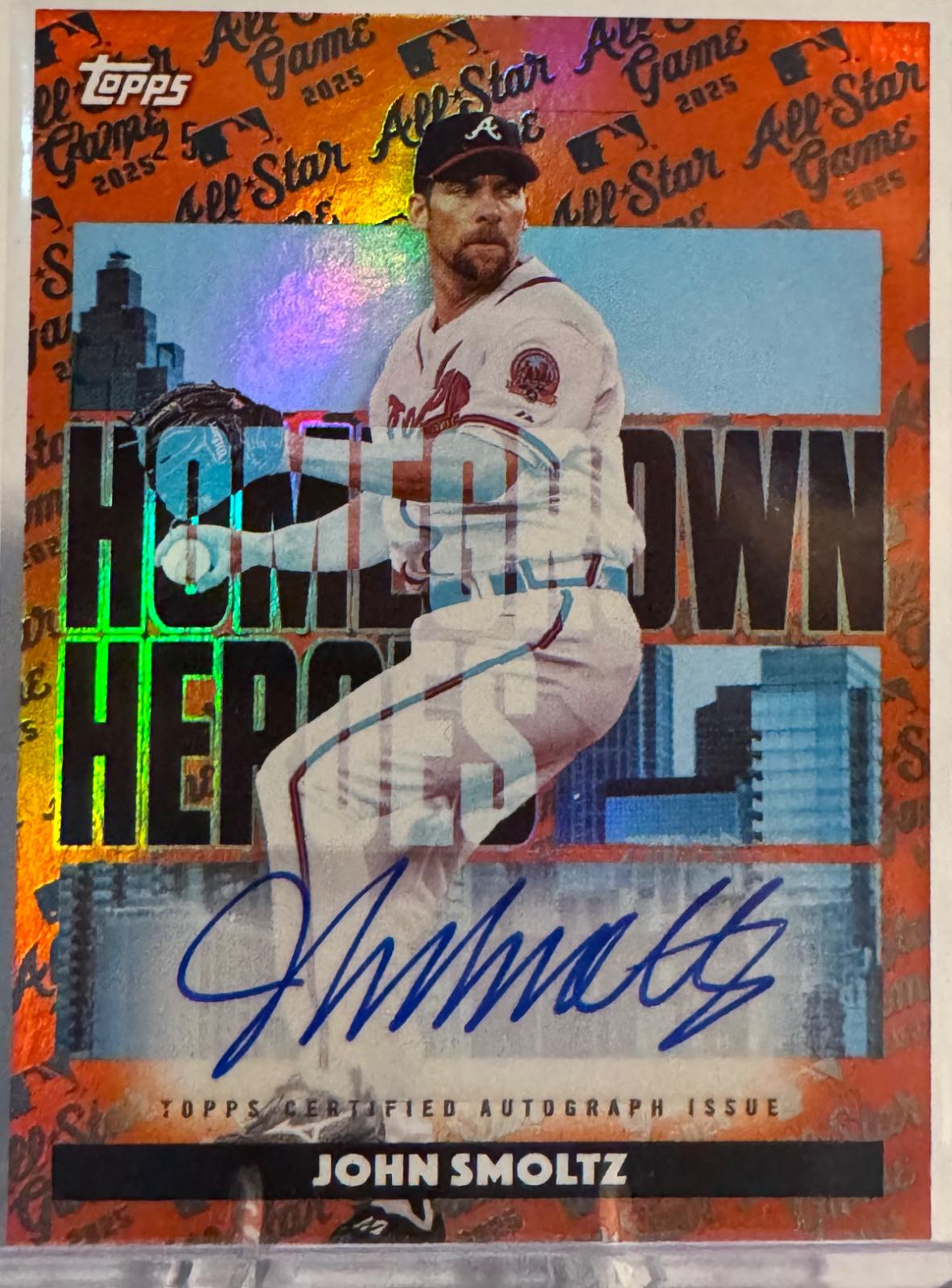 John Smoltz [Orange Foil] #HHA-JS