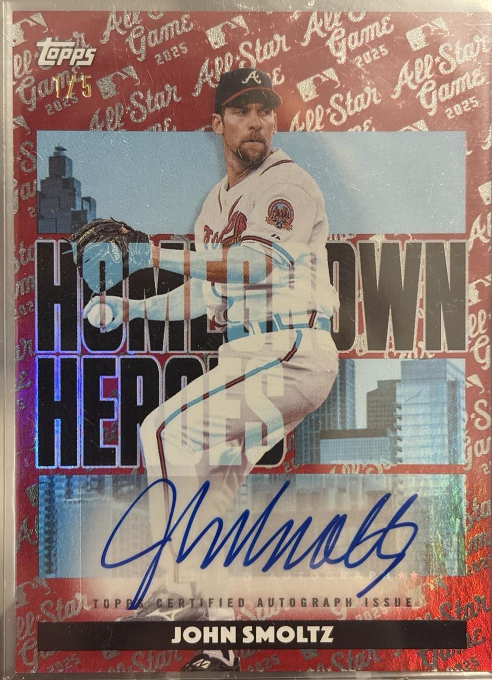 John Smoltz [Red Foil] #HHA-JS