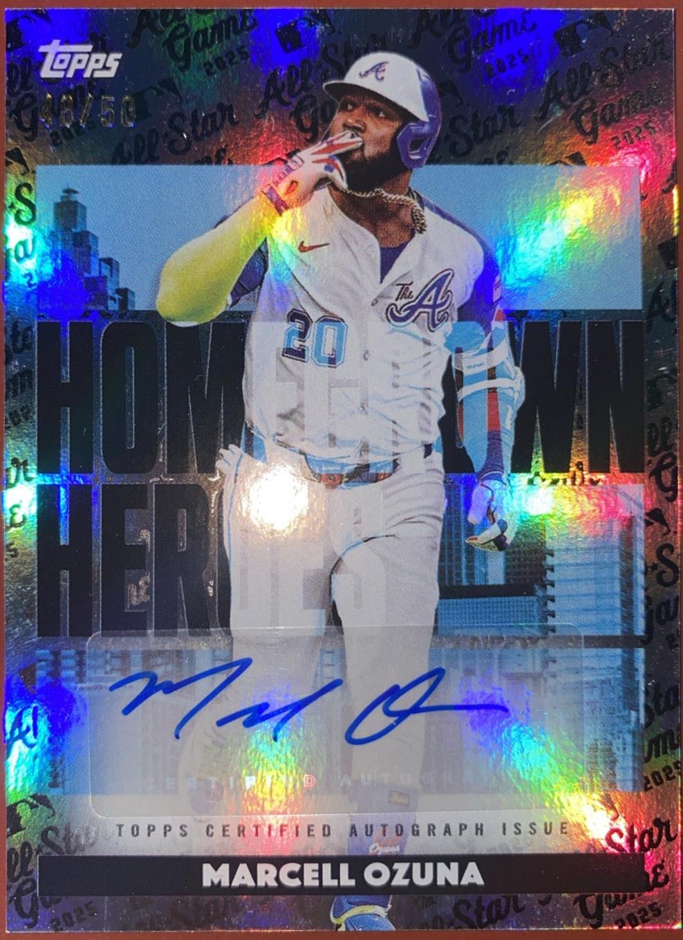 Marcell Ozuna [Orange Foil] #HHA-MOZ