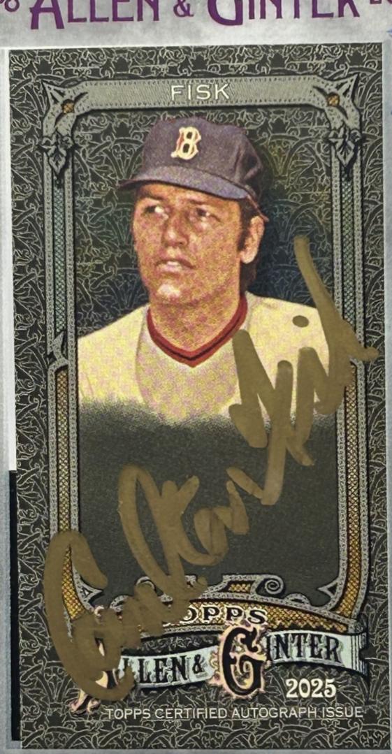 Carlton Fisk [Gold Ink] #MA-CF