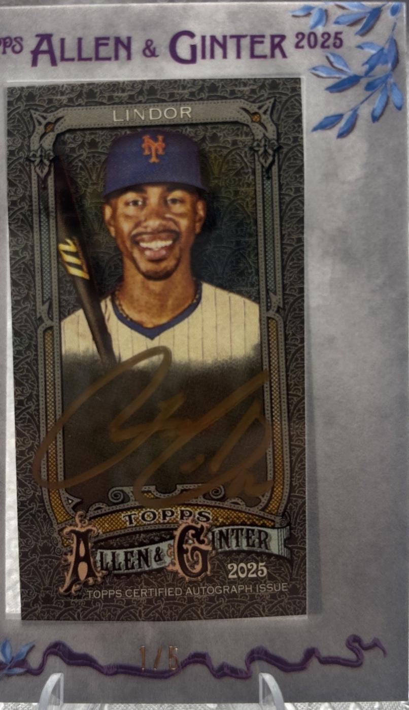 Francisco Lindor [Gold Ink] #MA-FL