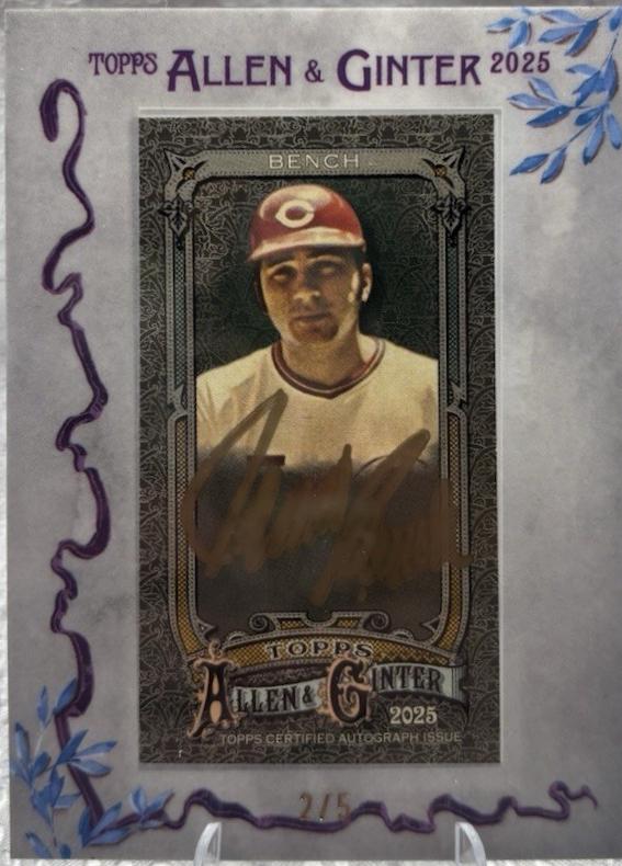Johnny Bench [Gold Ink] #MA-JB