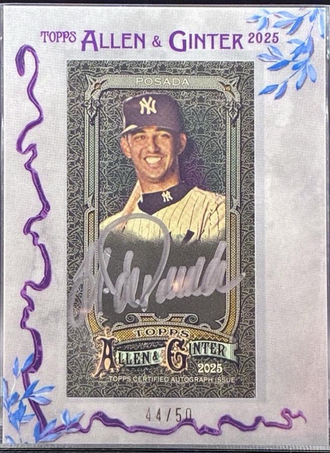 Jorge Posada [Black Ink] #MA-JP