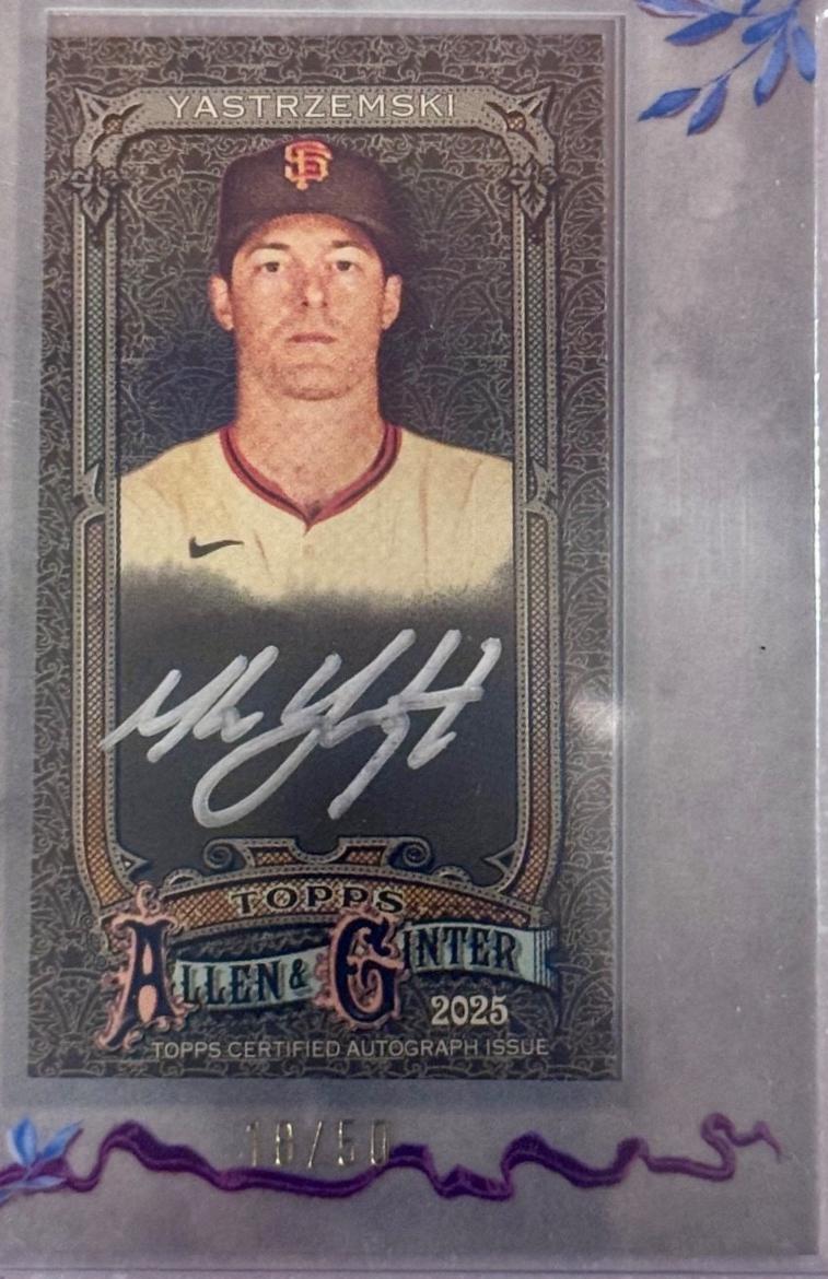 Mike Yastrzemski [Black Ink] #MA-MY