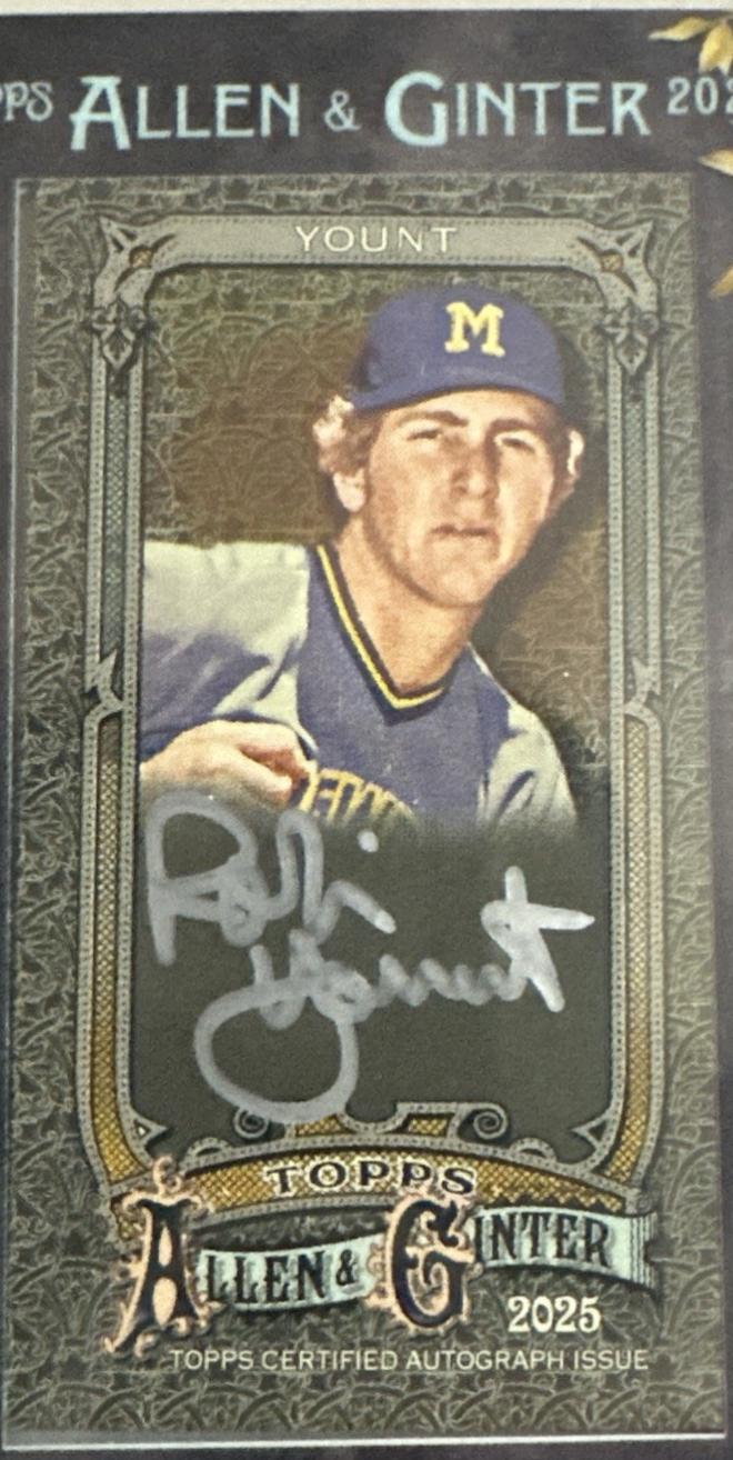 Robin Yount [Gold Ink] #MA-RY