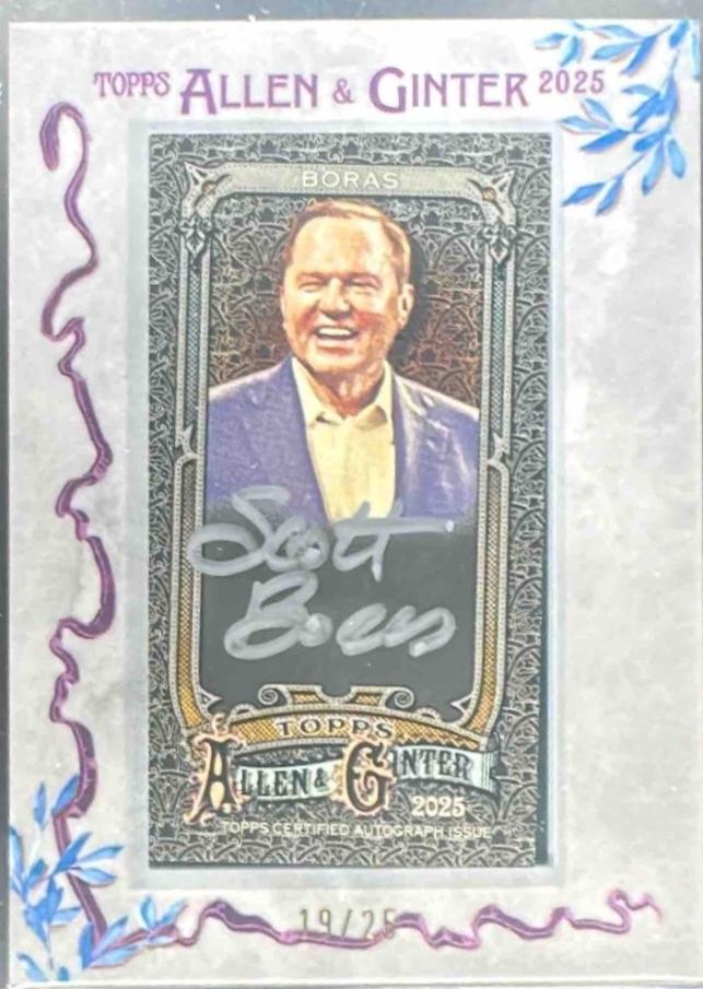 Scott Boras [Black Ink] #MA-SBO