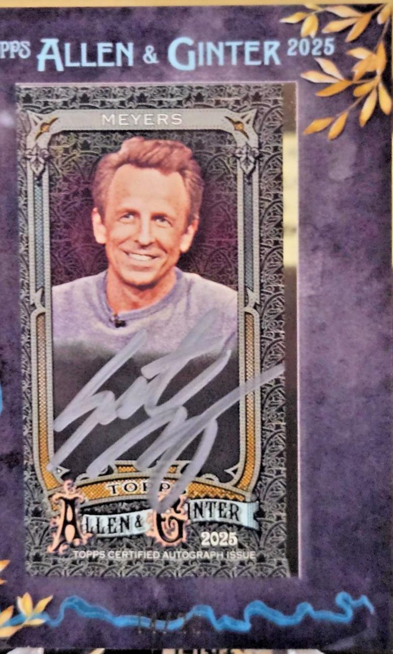 Seth Meyers [Black Ink] #MA-SM