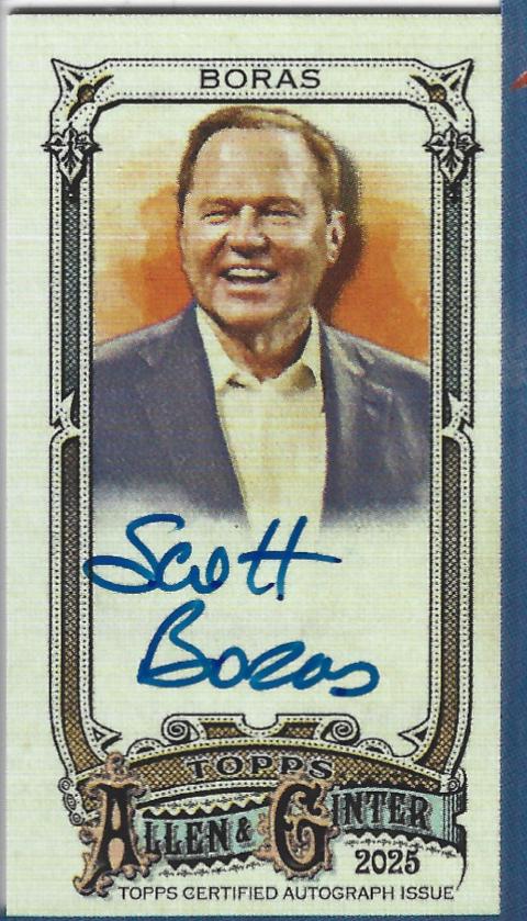 Scott Boras [Blue] #MA-SBO