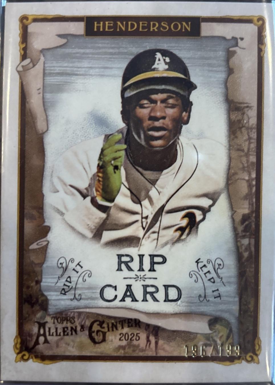 Rickey Henderson #RIP-62