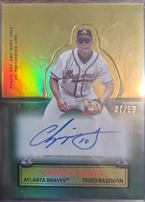 Chipper Jones [Gold] #64SUA-CJ