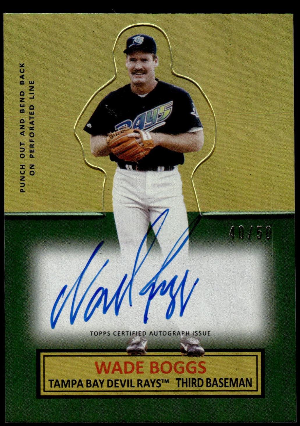 Wade Boggs [Gold] #64SUA-WB