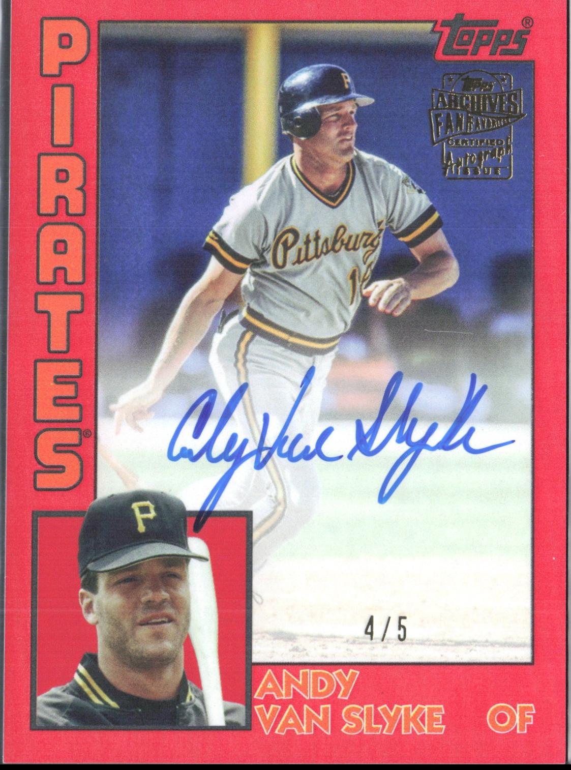 Andy Van Slyke [Red] #84FFA-AV
