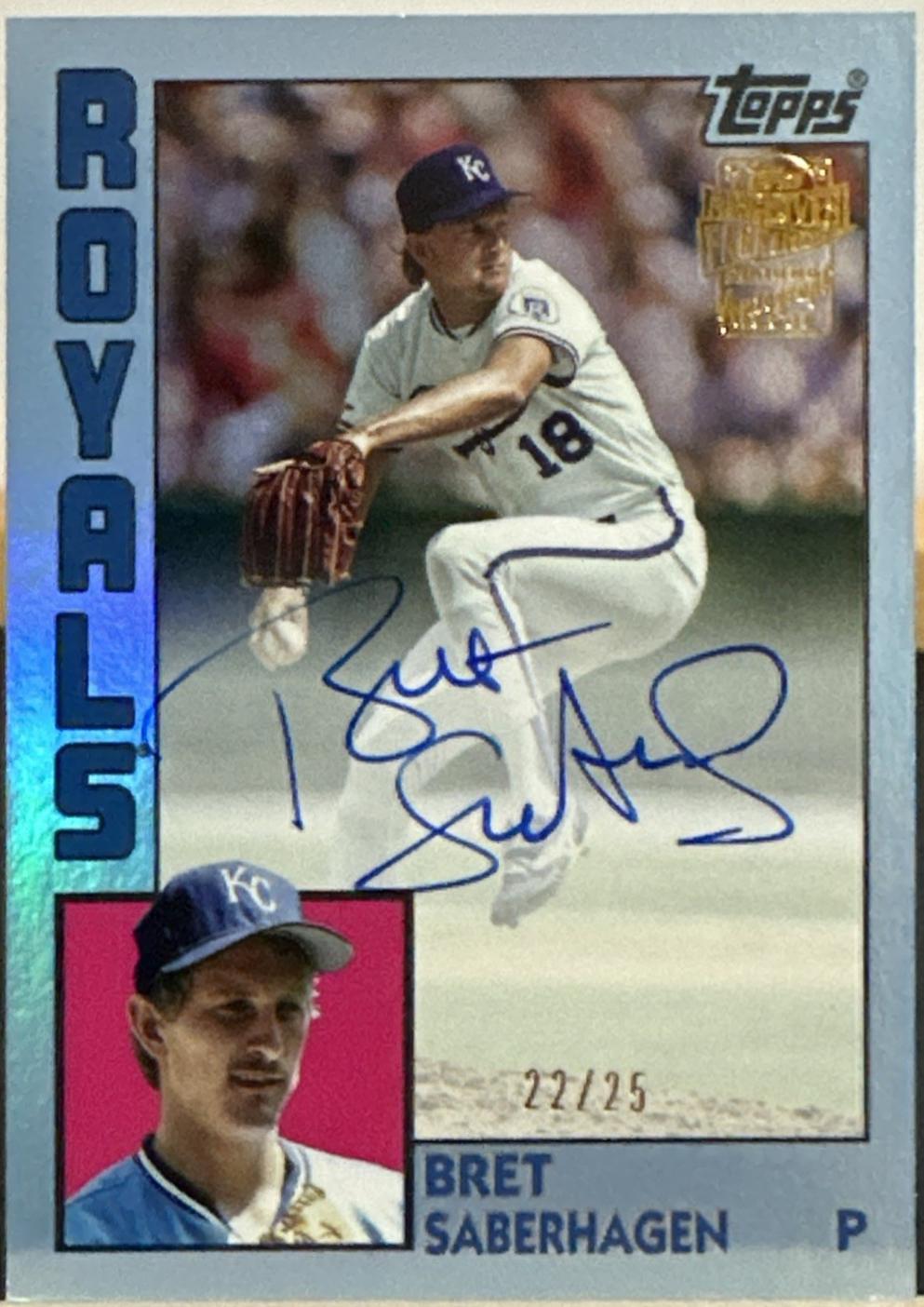 Bret Saberhagen [Blue] #84FFA-BSA