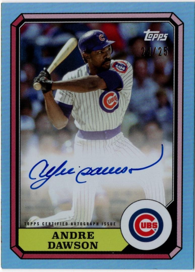 Andre Dawson [Blue] #87BBA-AD