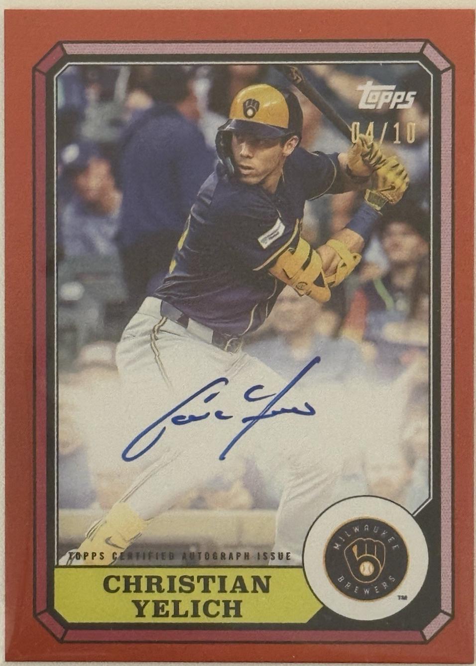 Christian Yelich [Red] #87BBA-CY