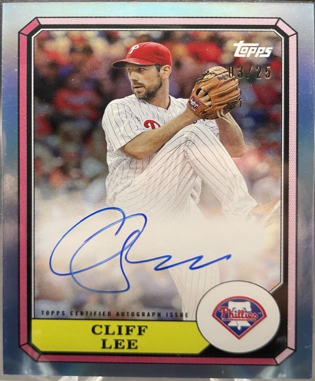 Cliff Lee [Blue] #87BBA-CL