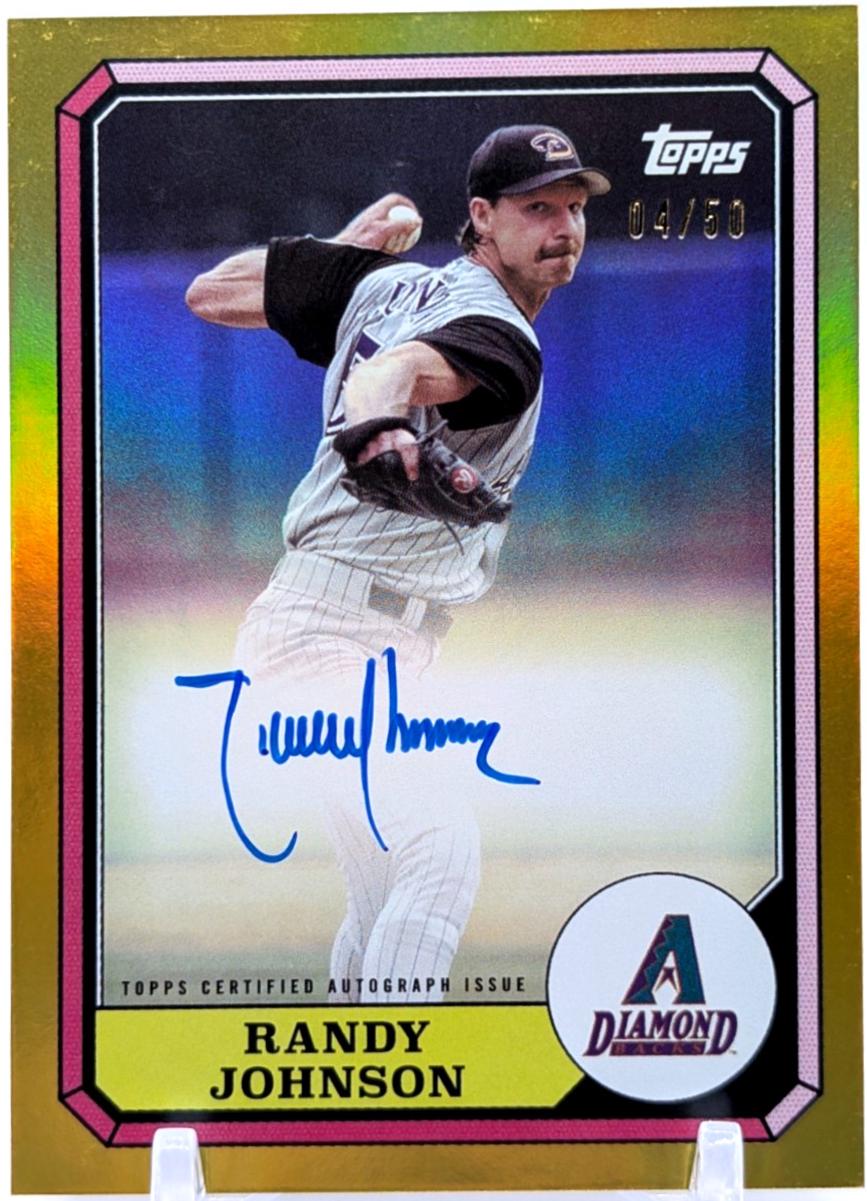 Randy Johnson [Gold] #87BBA-RJ