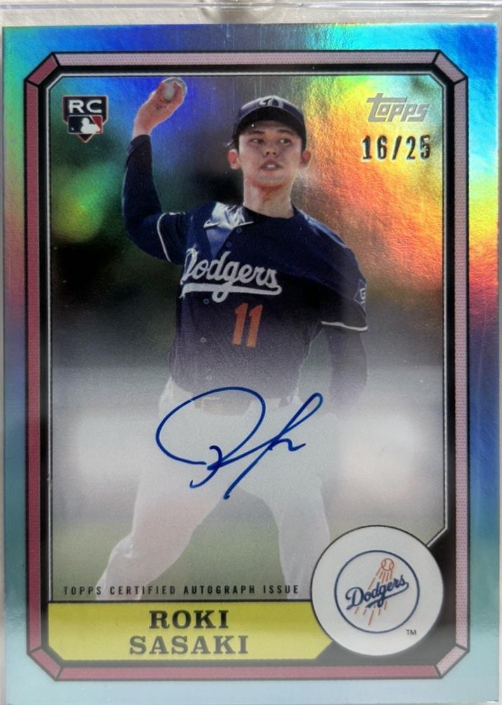 Roki Sasaki [Blue] #87BBA-RS