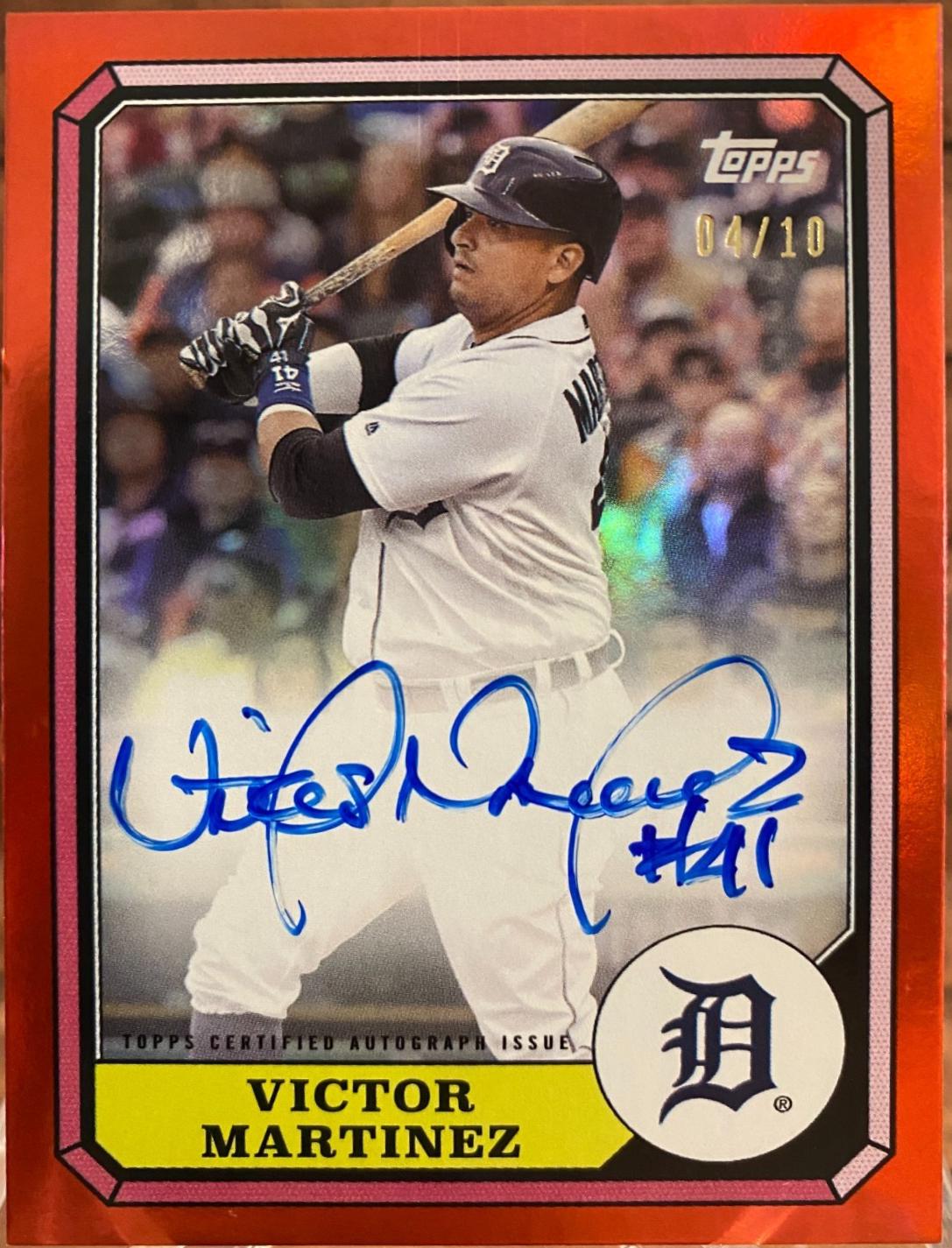 Victor Martinez [Red] #87BBA-VM