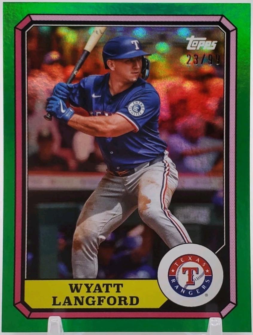 Wyatt Langford [Green] #87BB-17