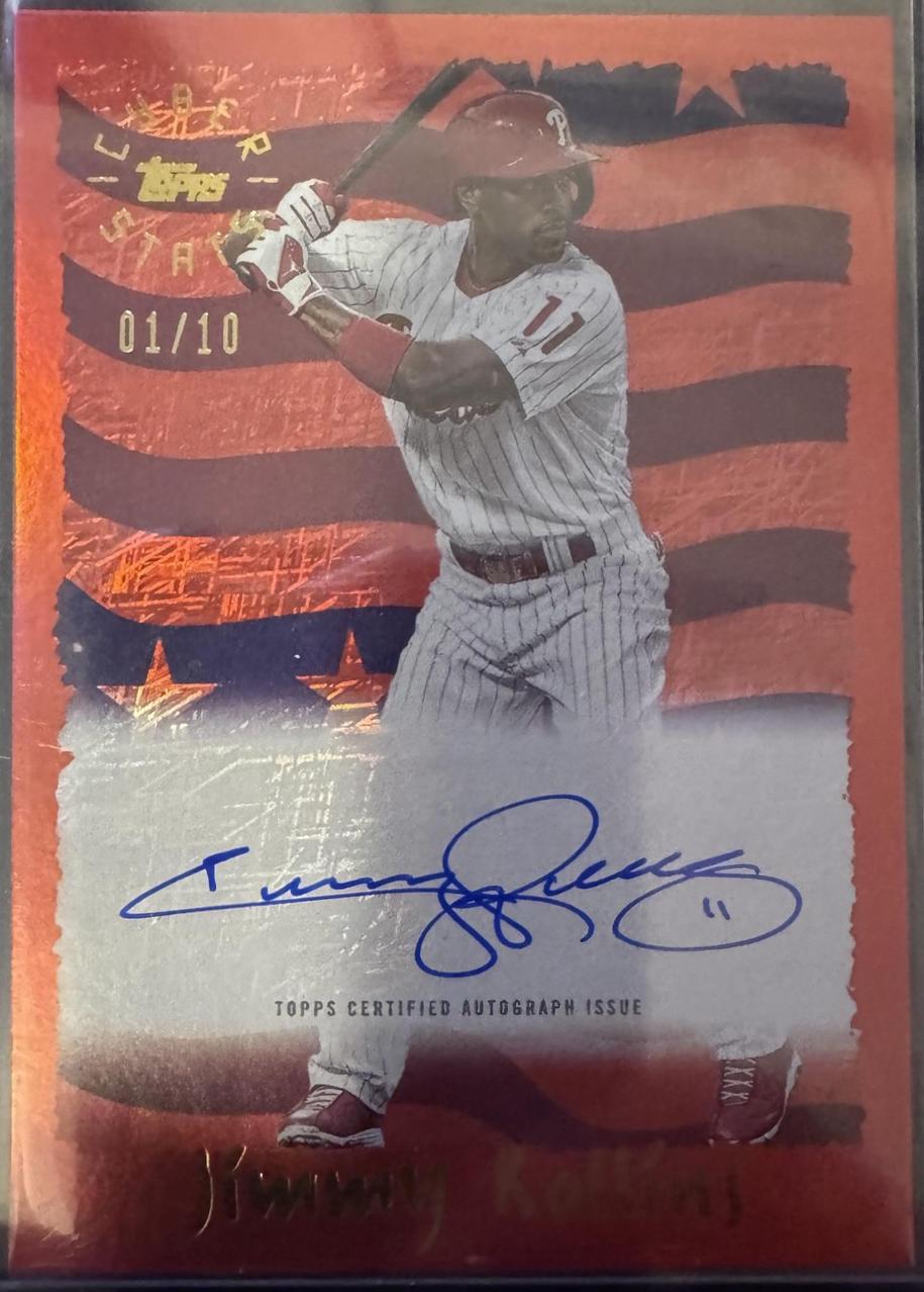 Jimmy Rollins [Red] #95CA-JRO